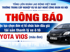 THÔNG BÁO: Về việc lựa chọn đơn vị tổ chức bán đấu giá tài sản thanh lý